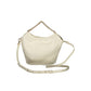 White Leather Woman Handbag