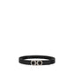 Black Calf Leather Bos Taurus Belt
