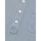 Blue Cotton Polo Shirt