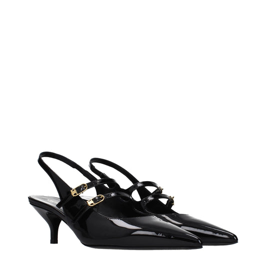Black Leather Sandals