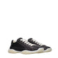 Black Leather Sneakers