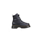 Black Leather Ankle Boots