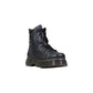 Black Leather Ankle Boots