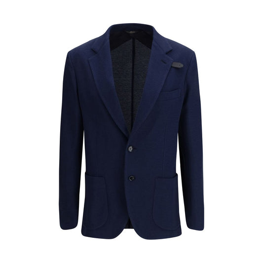 Black Silk Blazer