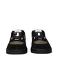 Green Fabric Low Top Sneakers
