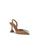 Brown Calf Leather Bos Taurus High Heel Pumps