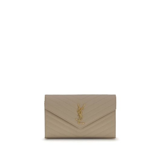 Beige Calf Leather Bos Taurus Shoulder Bag
