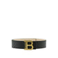 Black Leather Regular Belt