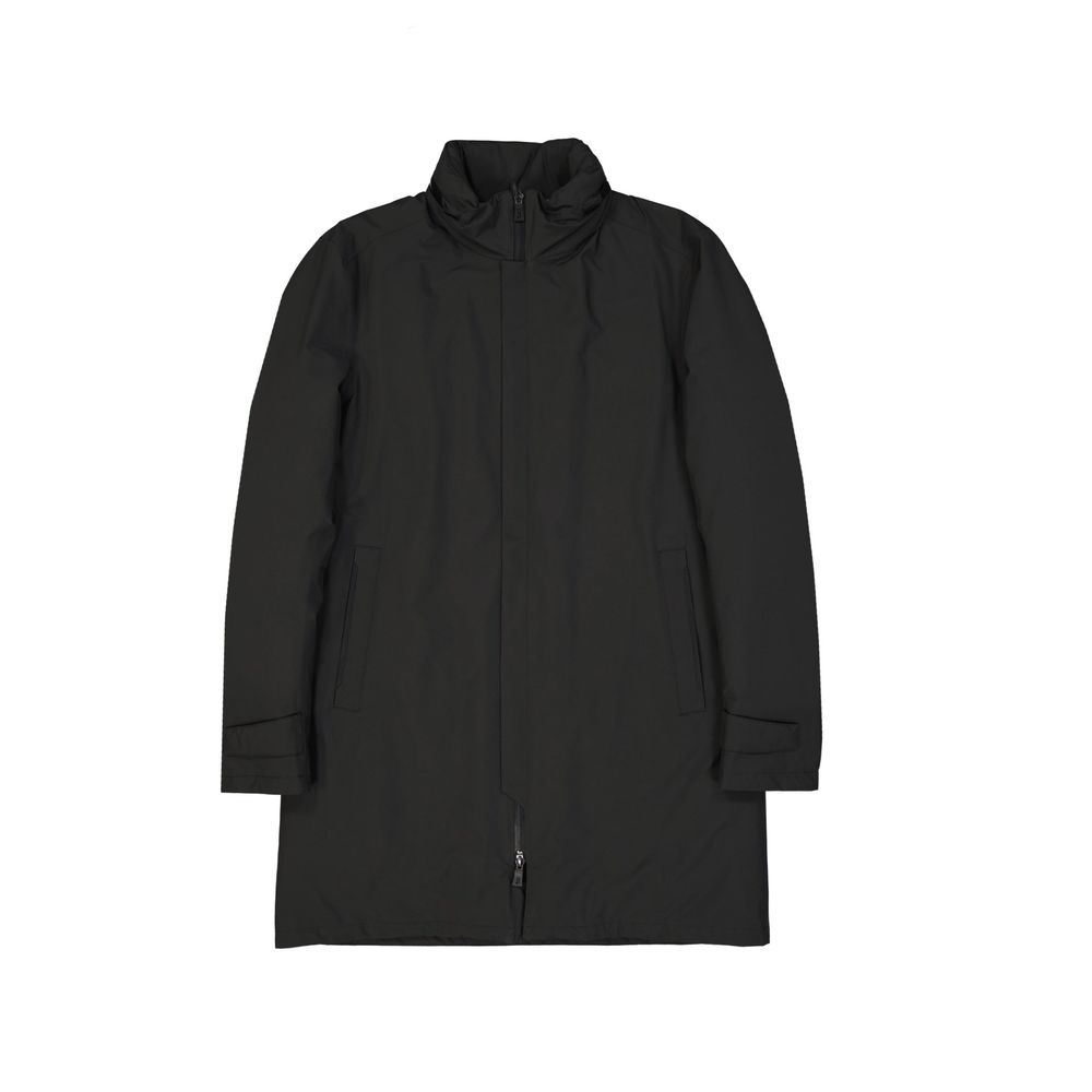 Gray Polyester Coat