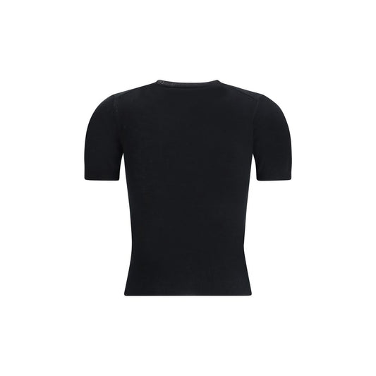 Black Cotton T-Shirt