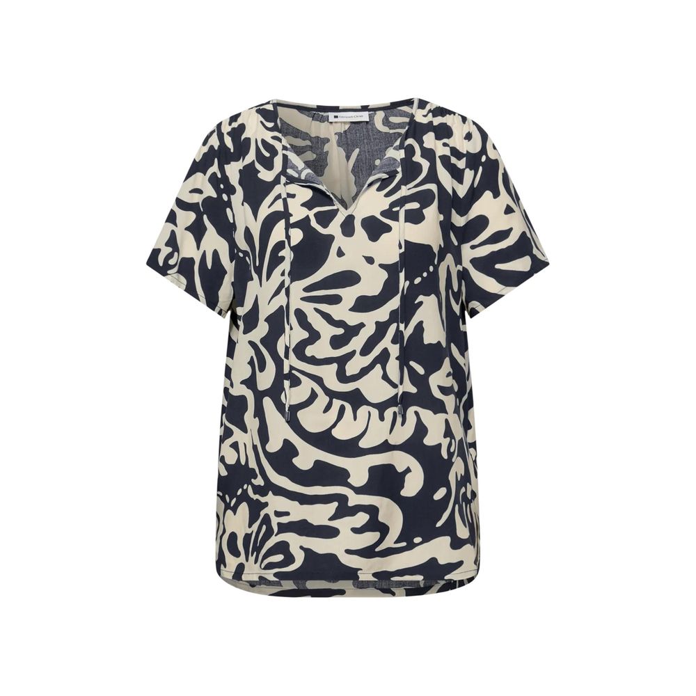 Blue Viscose Blouse