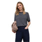 Blue Viscose T-Shirt