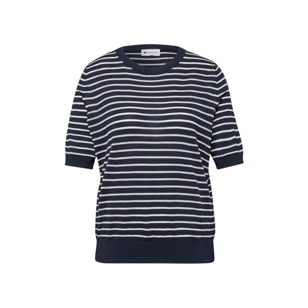Blue Viscose T-Shirt