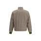 Brown Polyester Coat