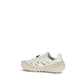 White Polyester Athletic Sneakers