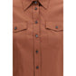Brown Cotton Blouse
