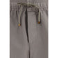 Beige Cotton Bermuda Shorts