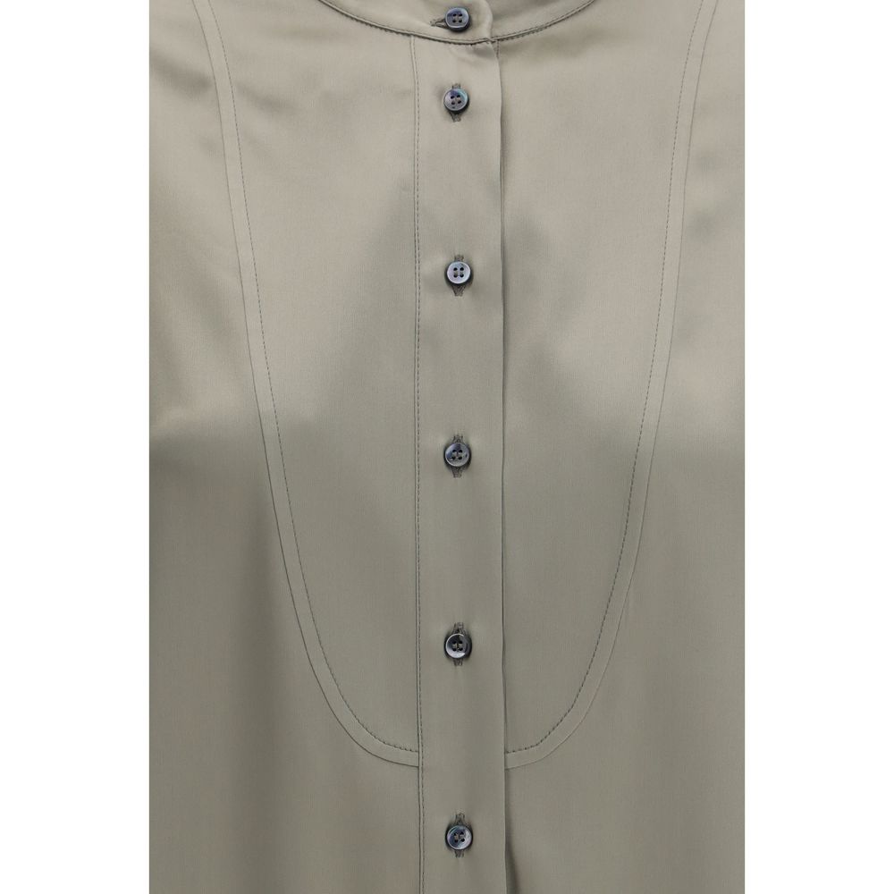 Bicolor Silk Shirt