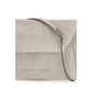 Gray Calf Leather Bos Taurus Clutch Bag