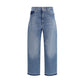 Blue Cotton Jeans Denim