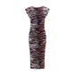 Multicolor Cotton Casual Dress