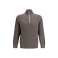 Brown Cotton Sweatshirt