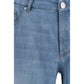 Blue Cotton Relaxed Fit Jeans
