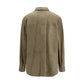 Bicolor Calf Leather Bos Taurus Dress Shirt