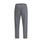 Gray Cotton Casual Pants