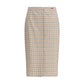 Multicolor Cotton Midi Skirt