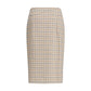 Multicolor Cotton Midi Skirt