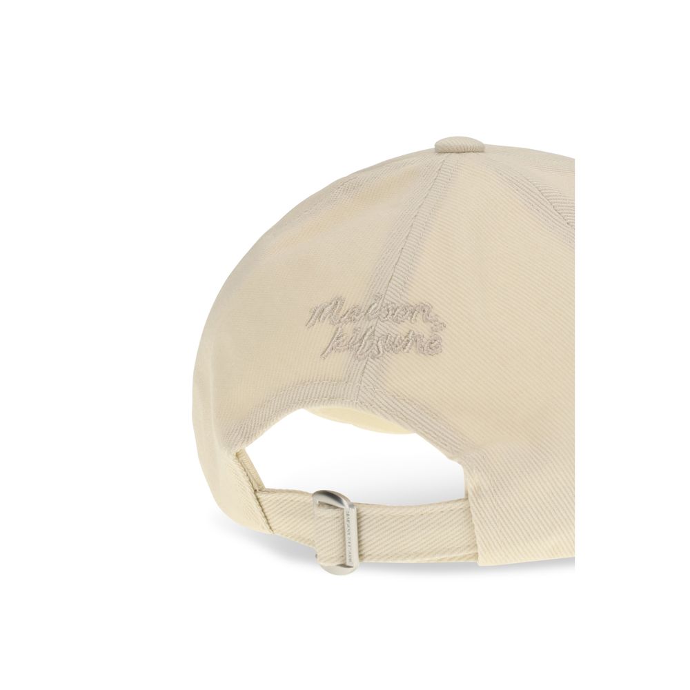 Beige Cotton Cap (Baseball Hat)
