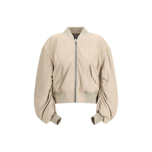 Beige Lamb Ovis Aries Aries Bomber