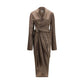 Brown Copper Casual Dress