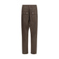 Brown Cotton Cargo Pants