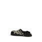 Black Calf Leather Bos Taurus Clogs