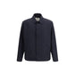 Blue Wool Oves Aries Full-Length Jacket