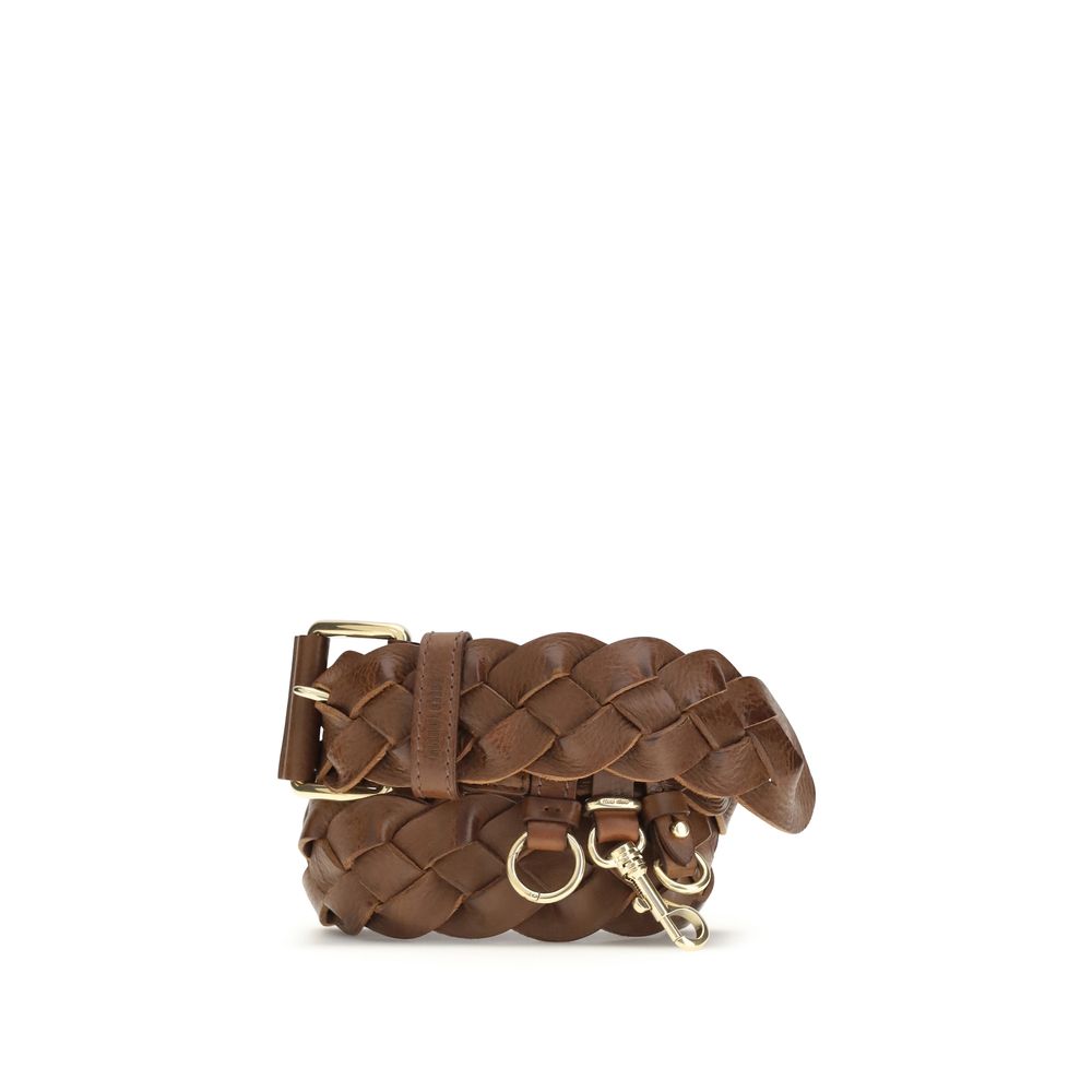 Brown Calf Leather Bos Taurus Belt