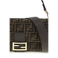 Brown Recycled Polyester Shoulder Bag