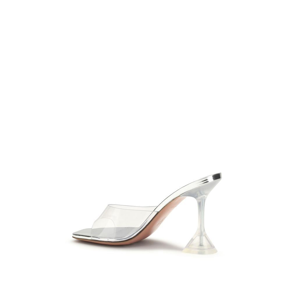 Silver Pvc Sandals