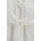 White Cotton Casual Dress
