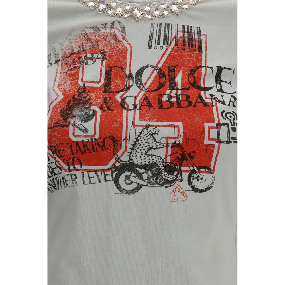 Gray Cotton T-Shirt