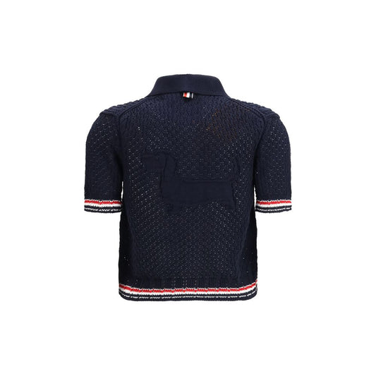 Blue Cotton Cardigan