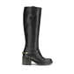 Black Calf Leather Bos Taurus Lace-Up Boots