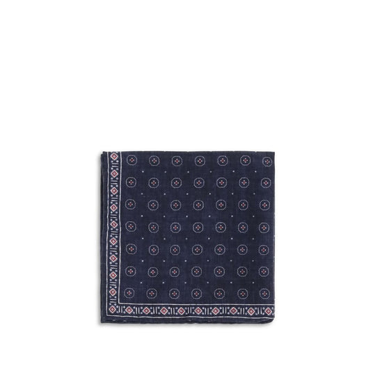 Blue Silk Handbag