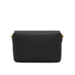Black Bovine Leather Crossbody Bag