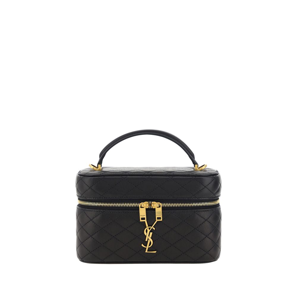 Black Calf Leather Bos Taurus Handbag