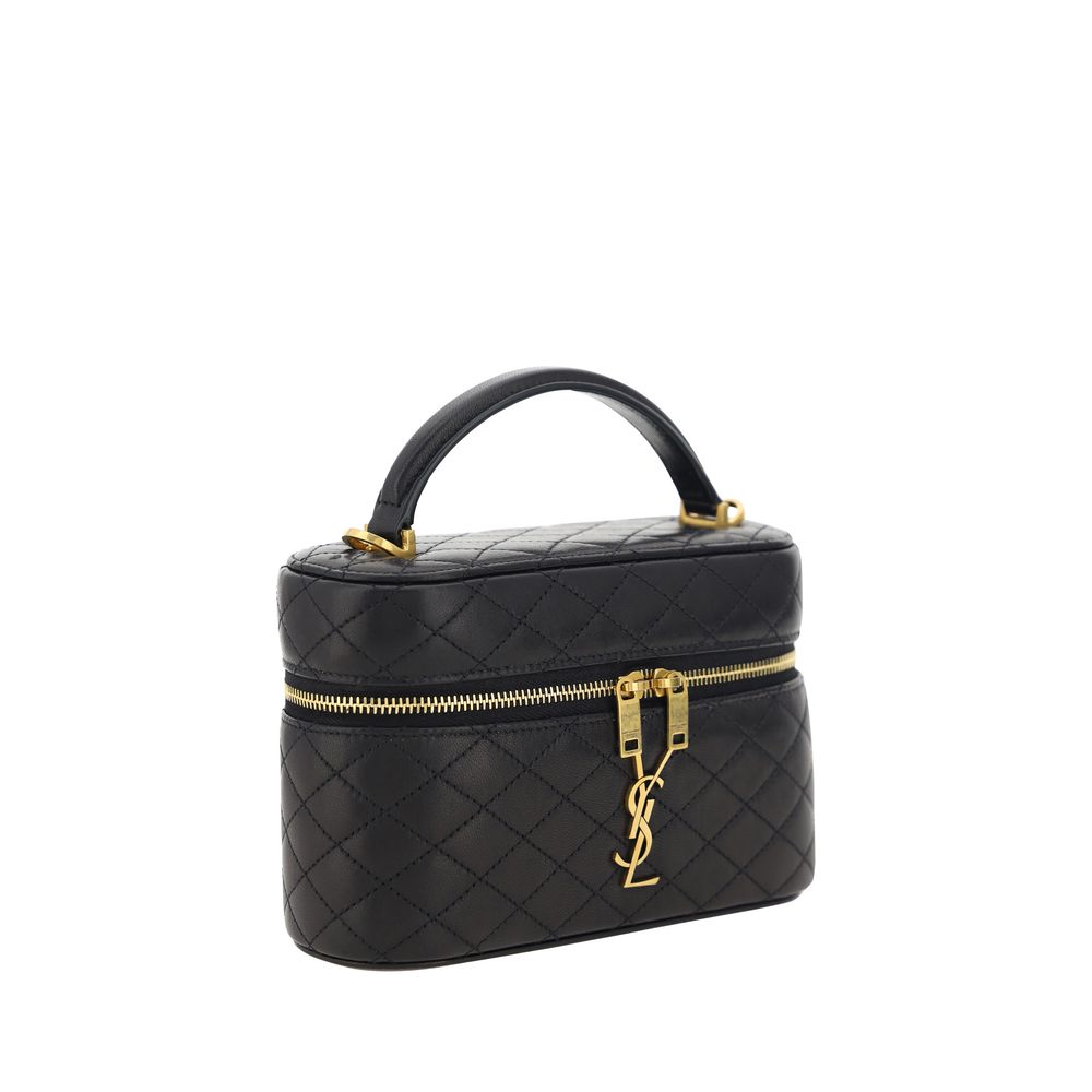Black Calf Leather Bos Taurus Handbag