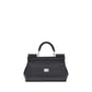 Black Calf Leather Bos Taurus Handbag