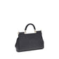 Black Calf Leather Bos Taurus Handbag